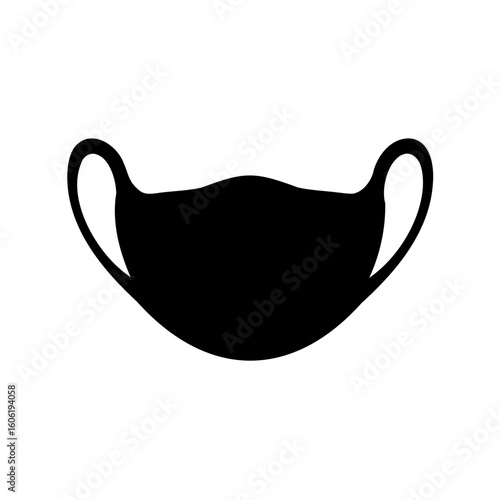 medical mask icon, face mask, surgical protective mask vector
