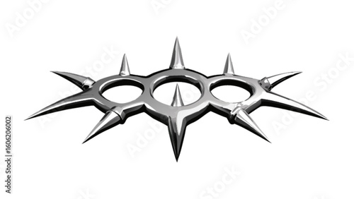 Spiked knuckles duster weapon self defense brass knuckles fighting tool metallic knuckles for protection