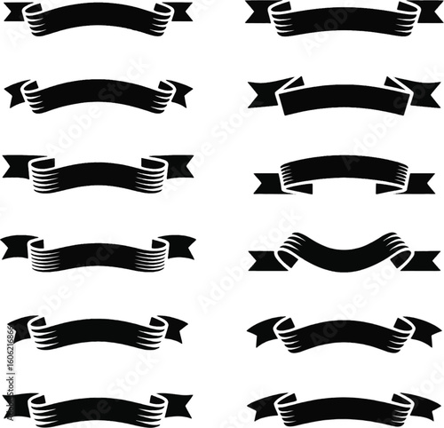 Wallpaper Mural Elegant decorative ribbon design for branding and crafts Torontodigital.ca