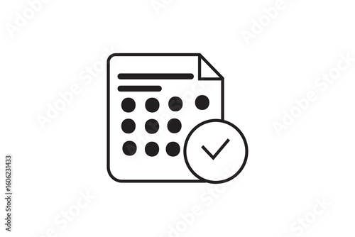 A digital black calculator icon with numerical buttons is a mobile communication technology 