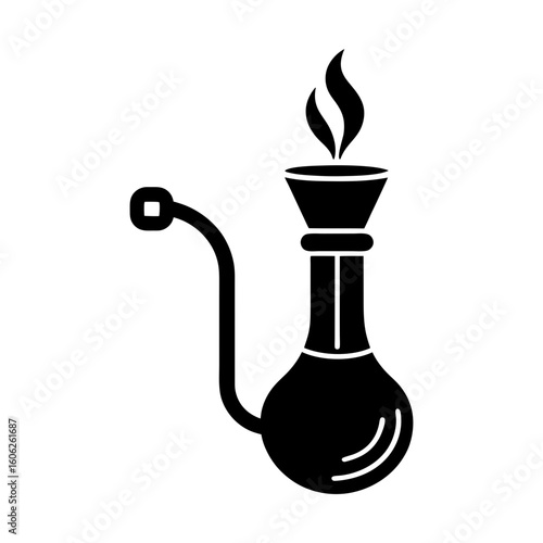 Hookah smoke aroma tobacco flavor vapor oriental relaxation silhouette