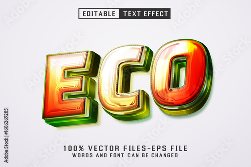 Eco 3d Text - Editable Text Effect