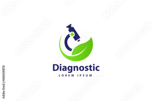 Diagnostic logo design template