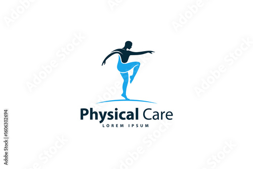 Physical therapy logo design template