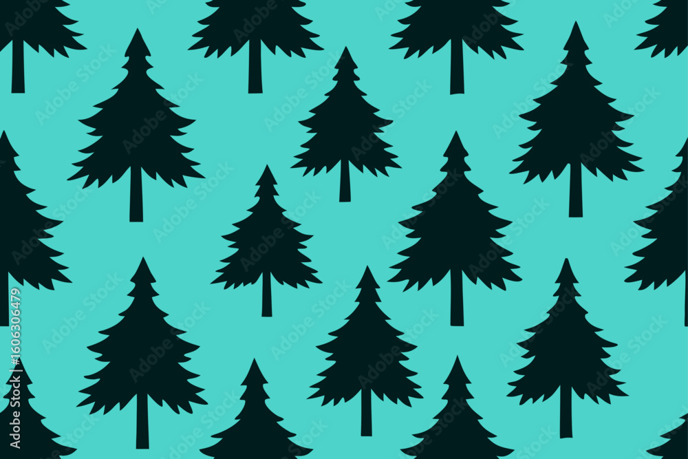 Obraz premium set of trees