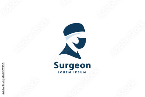 Surgeon logo design template