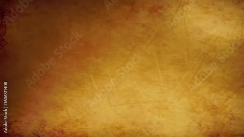 Abstract vintage gold surface with subtle motion. Textured, elegant metallic look with soft light reflections. Seamless loop background, perfect for luxury or classic-themed visuals.
