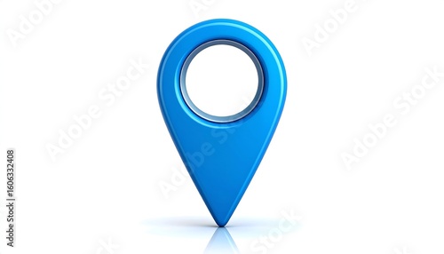 3D blue location marker Free Download 3D blue location marker - GFXLoad