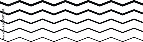 Seamless line zigzag graphic design zigzag line abstract background stripped in black and white regular black and white zigzag chevron