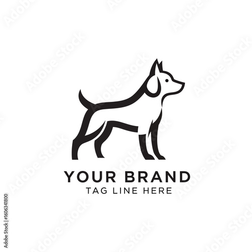 Dog logo icon