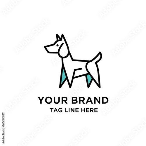 Dog logo icon
