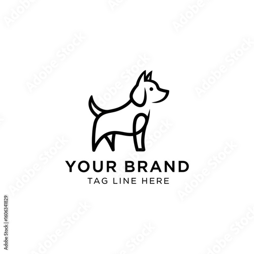 Dog logo icon
