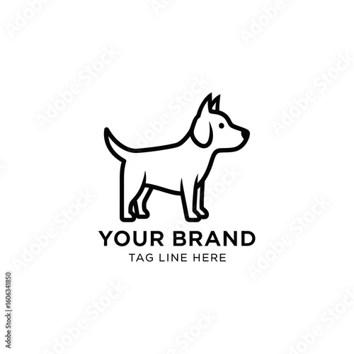 Dog logo icon