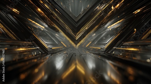 Futuristic Sci-Fi Metallic Background/未来的なサイファイメタリック背景2