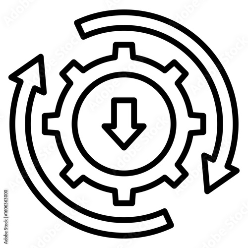 inefficient icon