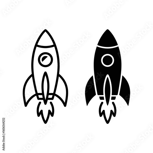 rocket vector illustration