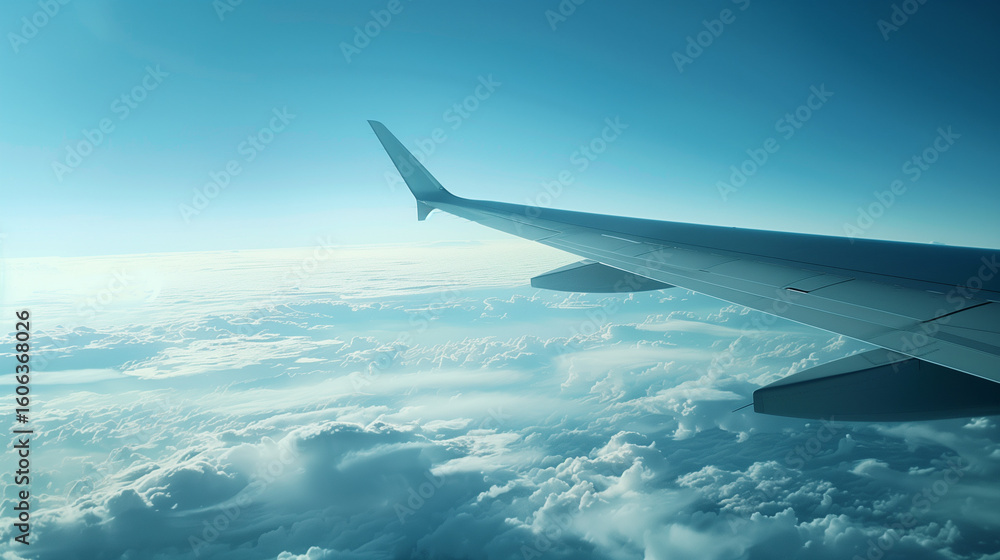 Fototapeta premium blue sky with clouds . nature background