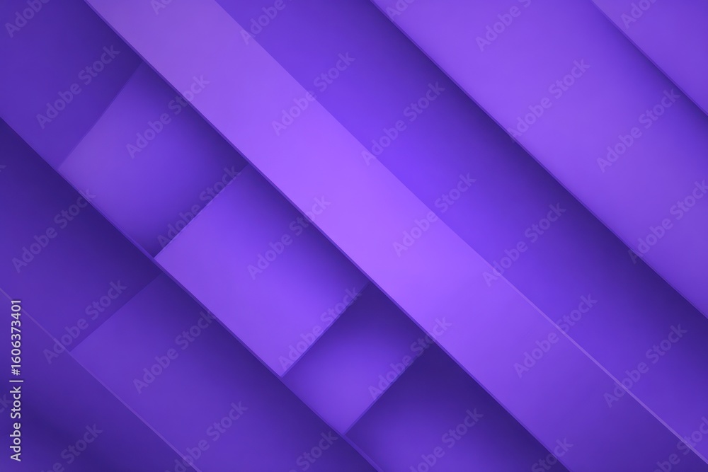 Fototapeta premium Geometric abstract design in shades of purple.