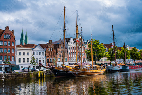 Blick auf die Altstadt von Lübeck 