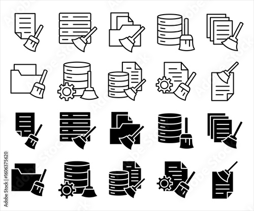 data cleaning icon 