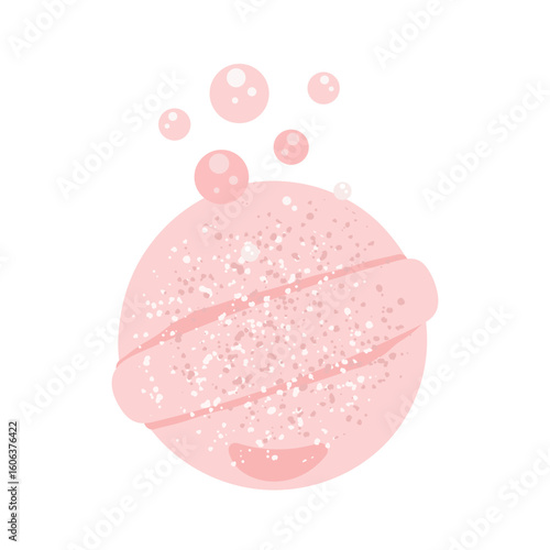 バスボム　イラスト