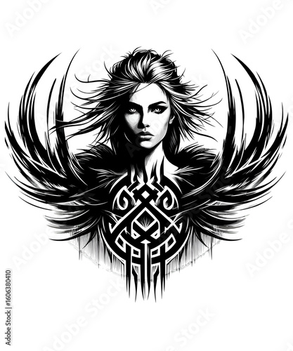 Viking Shield Maiden Warrior