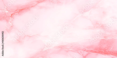 Soft pink marble texture with elegant natural veining, The overall tone is a gentle pastel pink creating a delicate aesthetic, The texture has a smooth, polished appearance for tils design.