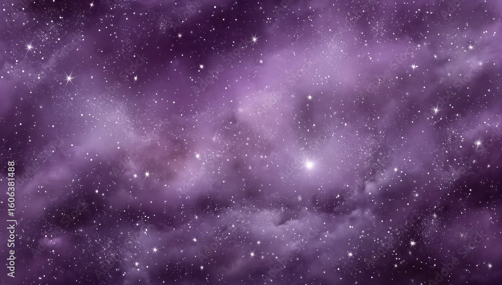 Fototapeta premium Deep space nebula with scattered stars.