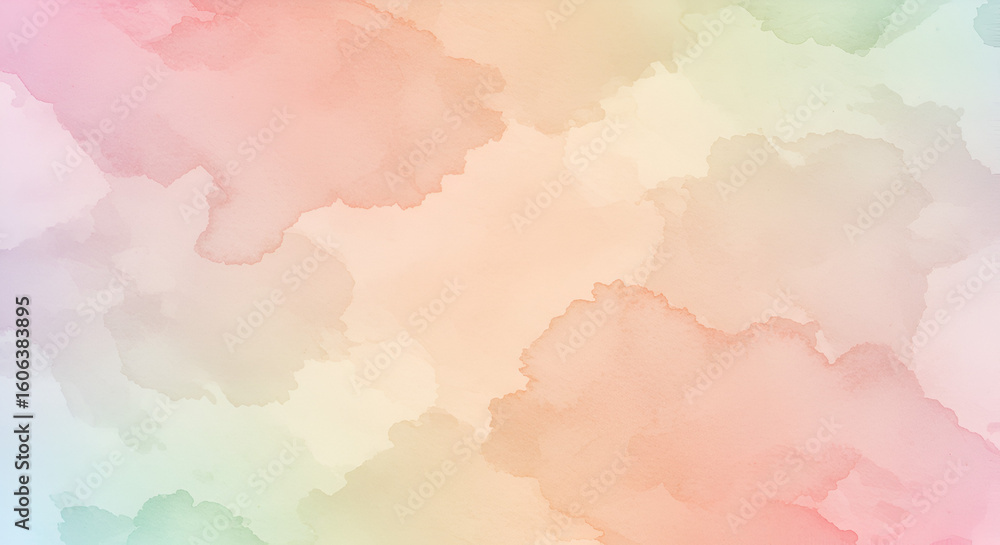 Obraz premium Abstract watercolor background with soft pastel colors