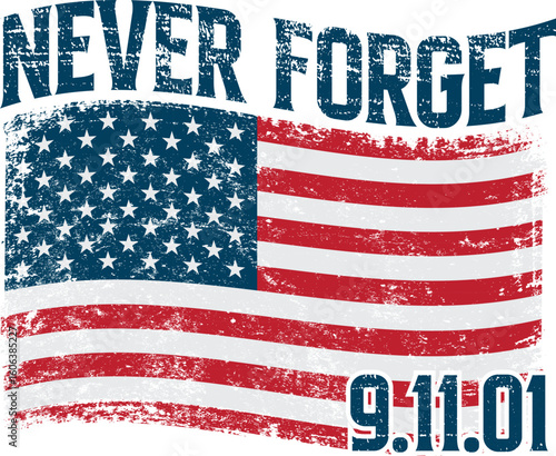 Never forget 9.11.01 graphic design1