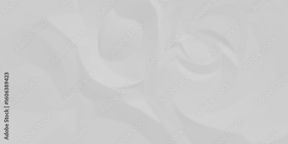 Fototapeta premium White creased craft crumpled paper texture. white crumpled paper texture sheet background. Wrinkled paper texture. 