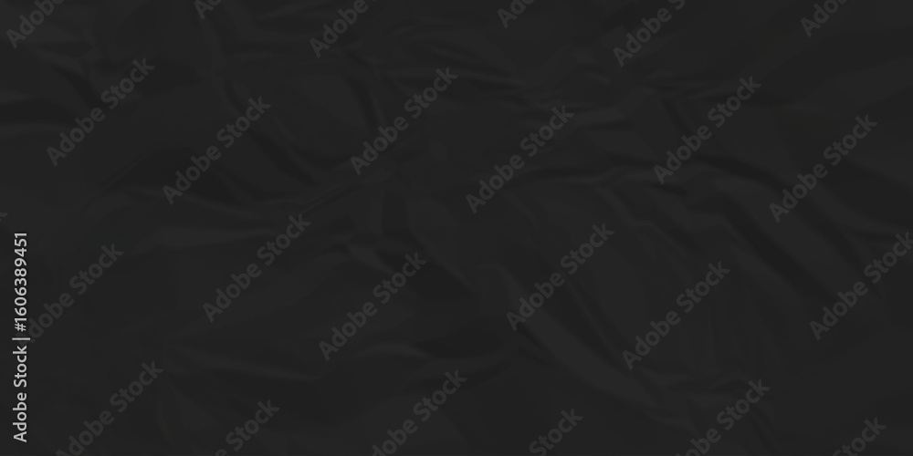 Fototapeta premium black crumpled paper background. old paper wrinkle texture pattern. cardboard wrinkled arts craft and Seamless crumpled paper. 