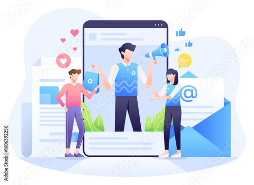Marketing Campaign Illustration