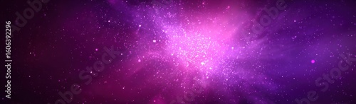 Wallpaper Mural Vibrant purple and pink cosmic nebula design. Torontodigital.ca