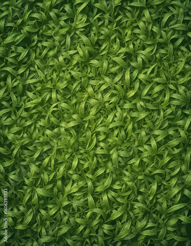 A top-down vector view of realistic grass texture designed for seamless tiling. Perfect for video games, outdoor maps, landscaping apps, and print backgrounds.