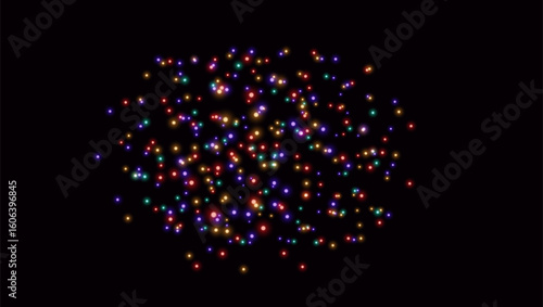 Abstract background with colorful lights