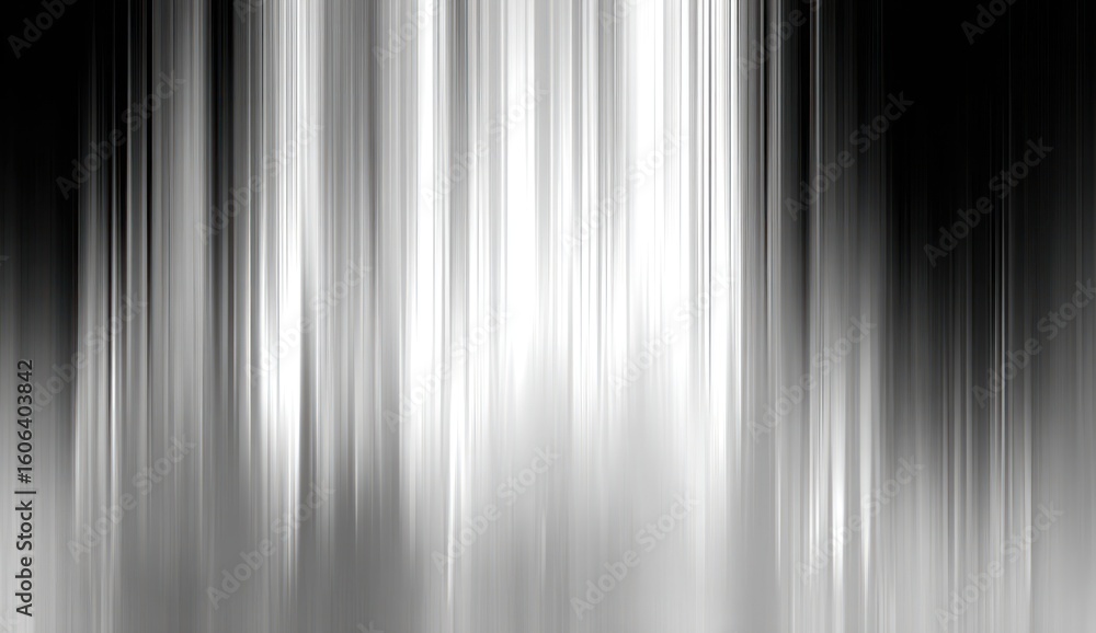Fototapeta premium Abstract grayscale vertical lines background design.