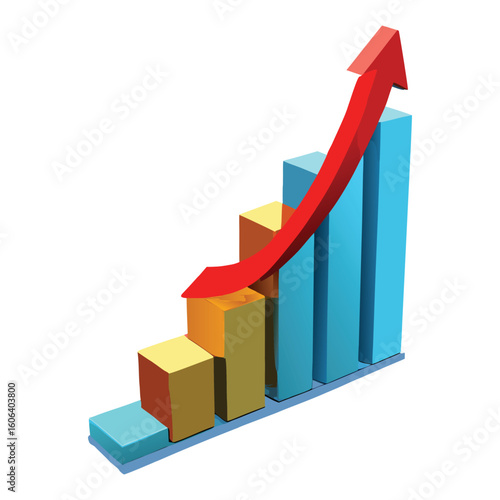 business graph on white background Free Download business graph on white background - GFXLoad