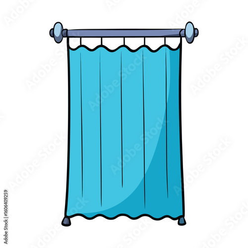 An isolated old white metal radiator, a home heating object, stands against a room wall beneath a window frame