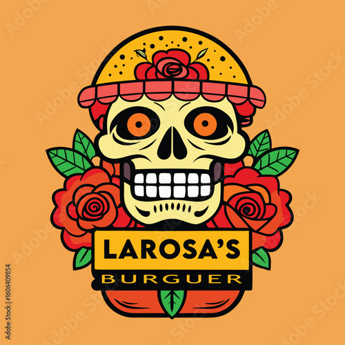 LaRosa’s Bite Skull & Burger Fusion