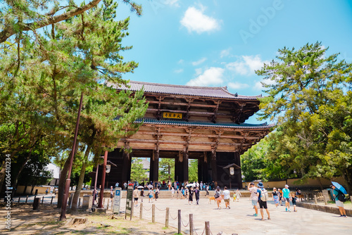 The view of Temple in Nara, Japan