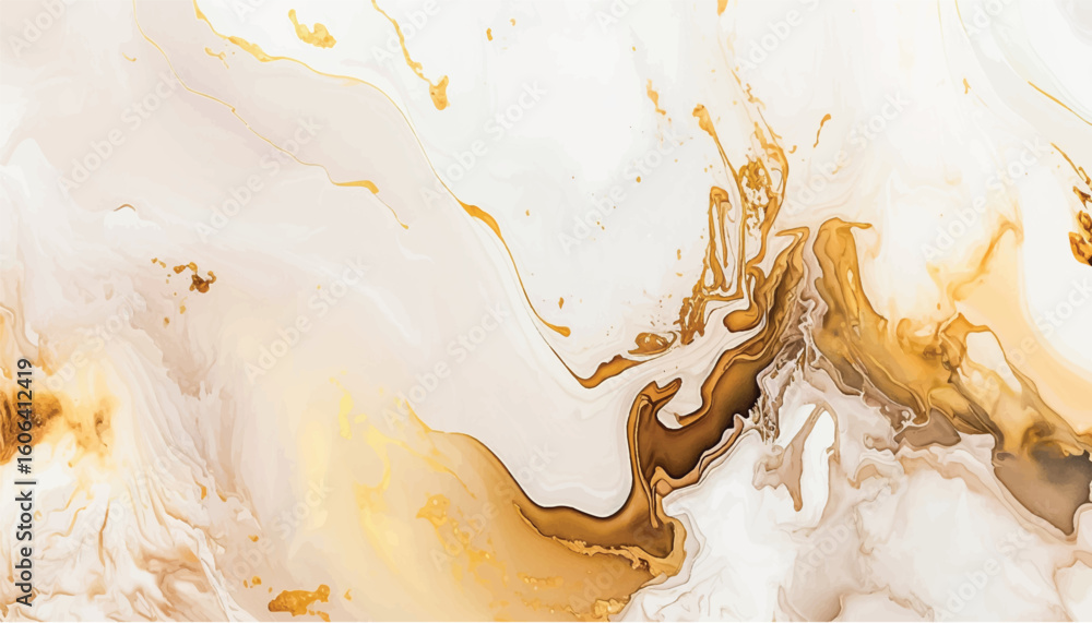 Obraz premium Multicolor brushed marbled surface. Abstract colorful illustration. Texture of marble. Vector illustration.