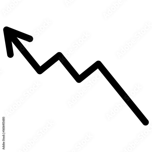 Black arrow white background. A arrow illustration on white background