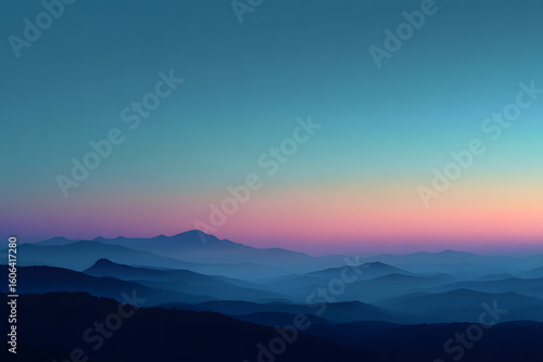 Wallpaper Mural Gradient light blue abstract background resembling a peaceful morning dawn, peaceful, soft Torontodigital.ca