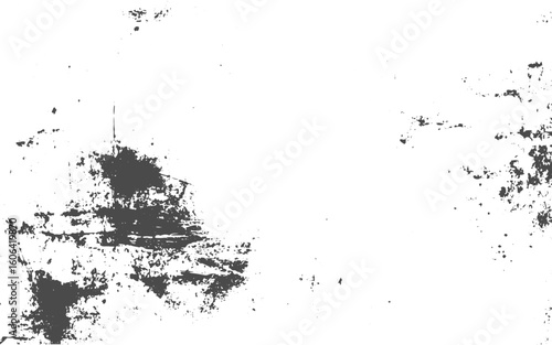 Close-Up of Distressed Ink Paint Texture.Black powder isolated on transparent background.Abstract black paint splatter creating dynamic movement against a white background.