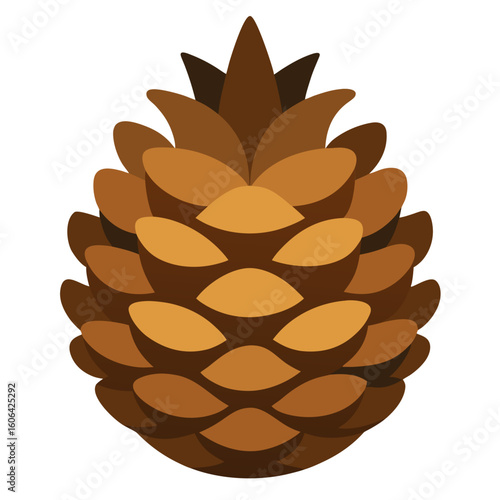Pinecone  Cozy Autumn AI Vector Design for Seasonal Decor