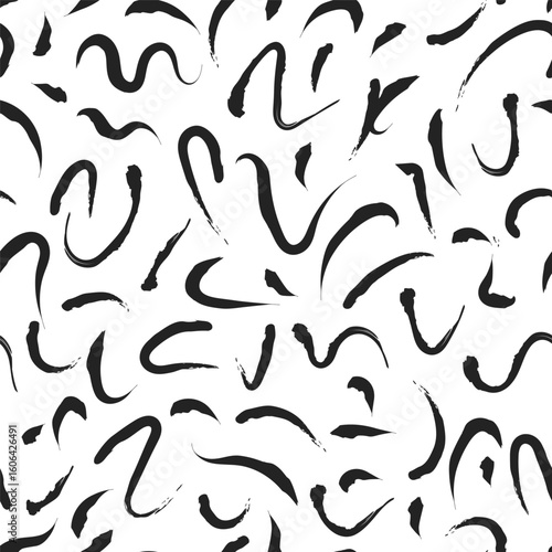 Line bush ink strokes seaml...