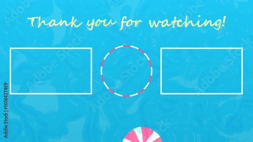 海水浴　エンドカード　エンディング　終了画面
End