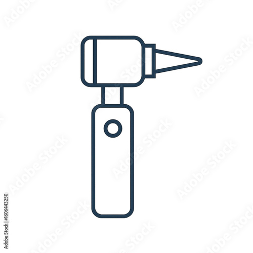 Medical center otoscope icon transparent background