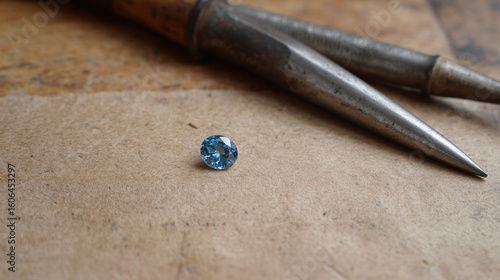 Wallpaper Mural Discover the Elegance of a Beautiful Blue Gemstone: A Stunning Oval Cut Stone Perfect for Jewelry Crafting and Collecting, Showcasing Exceptional Quality and Artisan Craftsmanship Torontodigital.ca